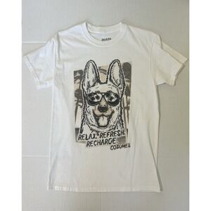 Del Sol Color Change White T-Shirt Size Small Cozumel Relax, Refresh, Recharge